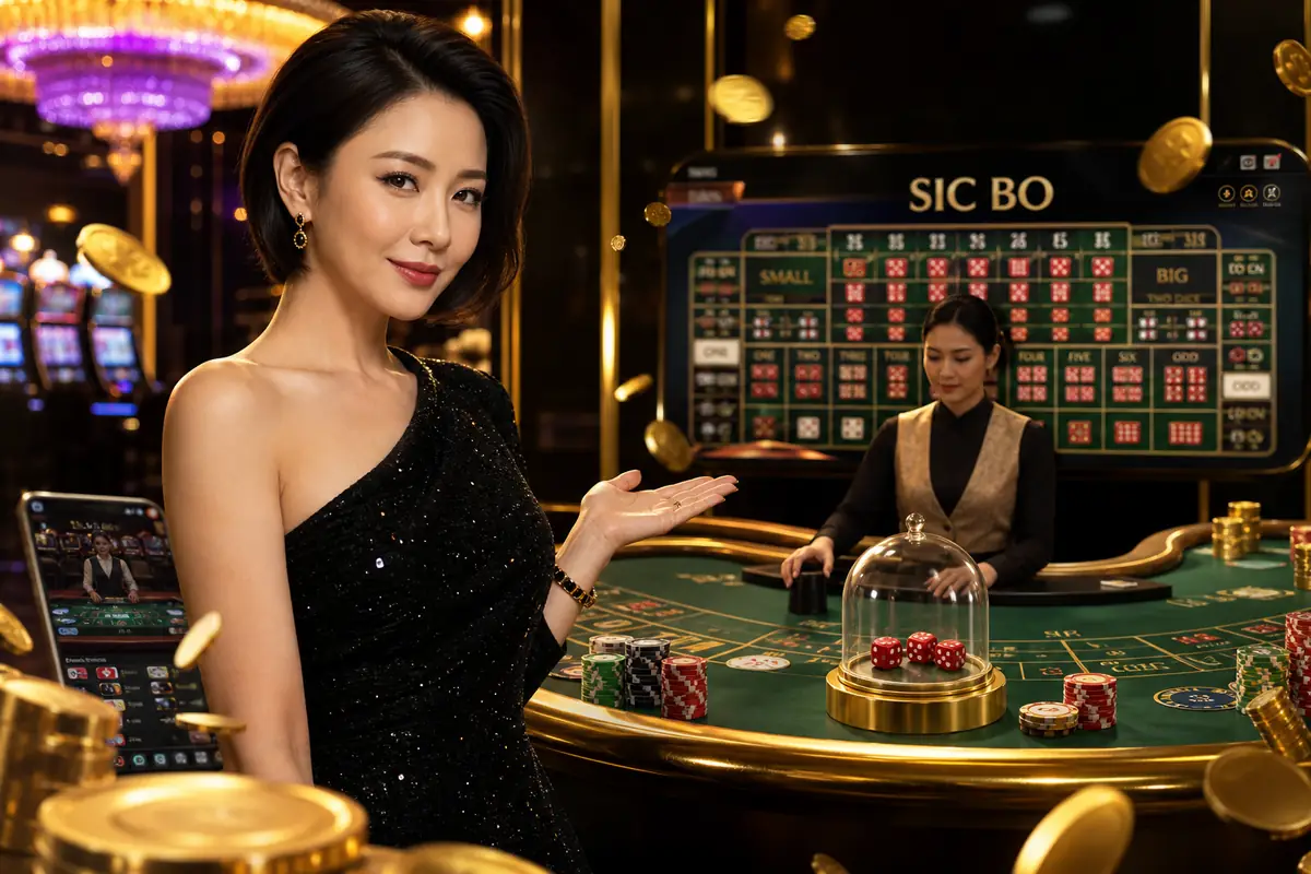 got55 Casino meja baccarat dealer langsung